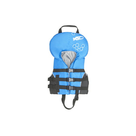 X2O Universal Open-Sided Blue Life Vest for Children 30-50 (Best Life Vest For Jet Ski)