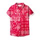 thumbnail image 3 of Mujeres Pantalones Cortos Impresos Blusas de Manga Corta Y Top Regular, Vestido de Moda de Verano Casual para Mujeres, 3 of 4