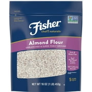 Fisher Chef's Naturals Gluten Free, No Preservatives, Non-GMO Almond Flour, 16 oz Bag