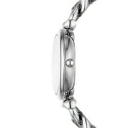 Fossil Womens Carlie Mini Three-Hand, Stainless Steel Watch
