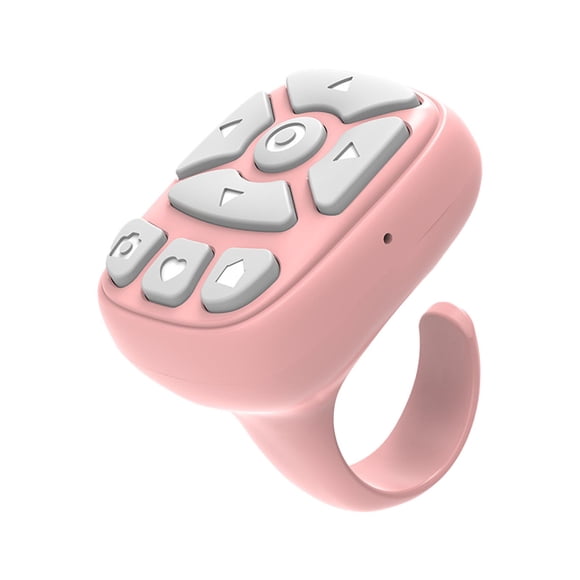 V5.3 Control remoto página Turner controlador de , teléfono grabación de vídeo anillo de Control remoto, anillo de botón de desplazamiento Rosa