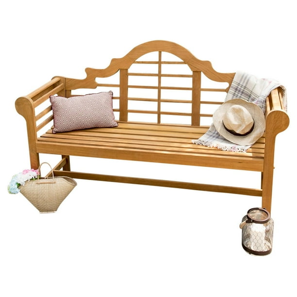 Cambridge Casual Teak 5 ft. Lutyen Bench - Walmart.com - Walmart.com