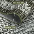 thumbnail image 5 of Garvee 2'x6' Runner Rug Modern Geometric Bordered Rug Runners Non-Slip Bedroom Rugs for Laundry Room Kitchen, Green, 5 of 7