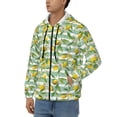 thumbnail image 3 of Vsdgher Lemon Mens Hoodies Zip Hoodie, Hoodies for Men, Zip-up Hooded Sweatshirt-XX-Large, 3 of 5