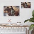 thumbnail image 3 of ADALE African American Buffalo Soldier Posters and Wall Art Picture Decor Canvas Prints Framed 11x14 Inch, 3 of 6