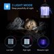 thumbnail image 3 of Asesino de mosquitos leyfeng Bug Zapper LED impermeable para interior, 3 of 8