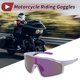 thumbnail image 2 of 1 juego de gafas de motocicleta anti-reflejo Tri-Acetyl Cellulos UV400 gafas de sol para deportes al aire libre para motocross, bicicleta de tierra, ATV, lente púrpura, marco blanco, 2 of 6