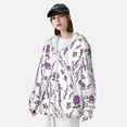 thumbnail image 3 of Lsque Lavender Flowers UPF 50+ Lightweight Sun Protection Men's Women's Long Sleeve Shirt, Hoodie Performance -Small, 3 of 9