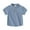 Blue, variant on Toddler Baby Boys Linen Shirt Kids Short Sleeve Casual Dress Shirt Summer Button down T Shirts Top with One Pocket 1-7T