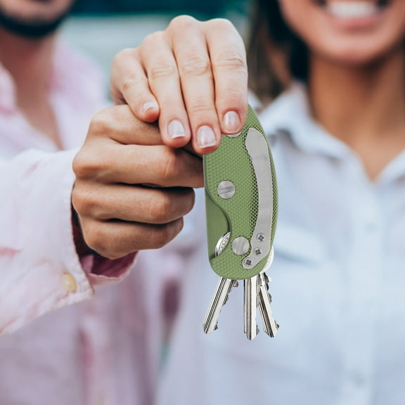 FELTECHELECTR Metal Key Holder Key Organizer Portable Key Holder Reusable Key Organizer Keys Clip