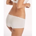 thumbnail image 4 of Maidenform Boyshort One Fab Fit Microfiber Womens Underwear With Lace Stretch Full Coverage sz 5-9 40760, 4 of 10