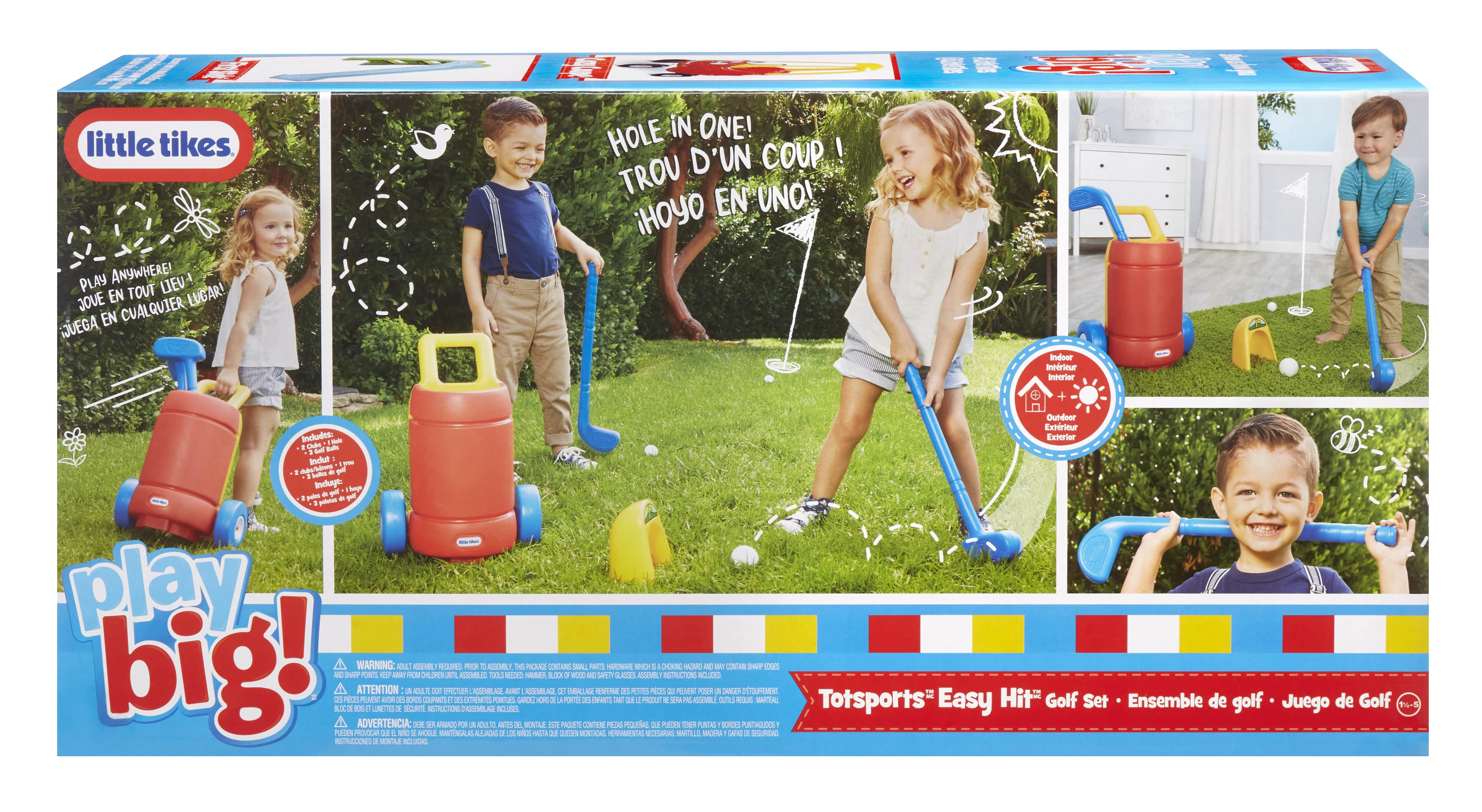 Little Tikes TotSports Easy Hit Toy Golf Set, Toddlers Kids Ages 2 to 6