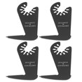 thumbnail image 4 of Multitool Saw Blade, Double Sided Teeth High Hardness Rustproof Multitool Jab Saw Blade 10PCS Black Electrophoretic Paint  for Replacement, 4 of 7