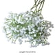 thumbnail image 3 of Pinzas para El Cabello con Flores Artificiales de Aliento de Bebé de Plástico Blanco | Accesorios para Fotografía de Bodas | 15 Cm | Paquete de 2, 3 of 6