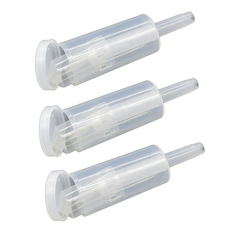 

3PCS Household Wine Beer Brewing Water Sealed Plastic Ferment Carboy Bucket Three-Piece Airlock Check Valve Air Lock with Grommet 3PCS