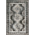 thumbnail image 2 of Rugs Charlotte Collection Tribal Geometric Low-Pile Gray Area Rug, 5' x 8', Soft Underfoot, 2 of 8