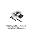 thumbnail image 3 of Bombilla Solar Cadena De Luces Impermeable 8 Modos De Luz 60 Led Luz De Hadas Alimentado Por Energía Solar Enchufe Automático Montado En La Pared Lámpara Multiusos Para Jardín Patio Trasero Decoración Vogacara HA027056-02, 3 of 6