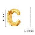 thumbnail image 3 of Fwttom 26 Alphabet Series 2D Acrylic Backpack Car Pendant Decoration Ornament, 3 of 7