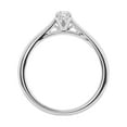 thumbnail image 5 of Unique Moments 0.25 Carat Lab Grown Pear Solitaire Diamond Engagement Ring 10K White Gold, 5 of 6