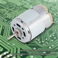 thumbnail image 2 of Quaqdae RS380 DC 1.5-18V 30000RPM Micro Motor 38x28mm for RC Model Toys DIY, Silver, 2 of 4