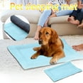 thumbnail image 1 of RYRDWP Blue Light Dog Cage Mat Kennel Bed Washable Flusffy Space, 1 of 7