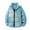 Light Blue, variant on ZUKMRJPC Men's Puffer Jackets Full Zip Solid Color Stand Collar Quilted Coats Fall Winter Thick Warm Padded Jacket with Zipper Pockets