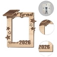 thumbnail image 1 of Class Of 2026 Graduation Photo Frame, Graduation Themed Display Stand With Cap And Diploma Design, Natural Wood Finish, 17 * 15cm, 2026 Graduation Memory FrameforPhotos, 1 of 6