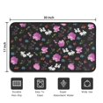 thumbnail image 5 of Pioneer Flower Floral Print Pattern Door Rugs,Washable Non Slip Door Mats Indoor,Decorative Door Mats,Entry Mat Indoor for Entrance,Bedroom,Kitchen,Bathroom,30"x17", 5 of 6