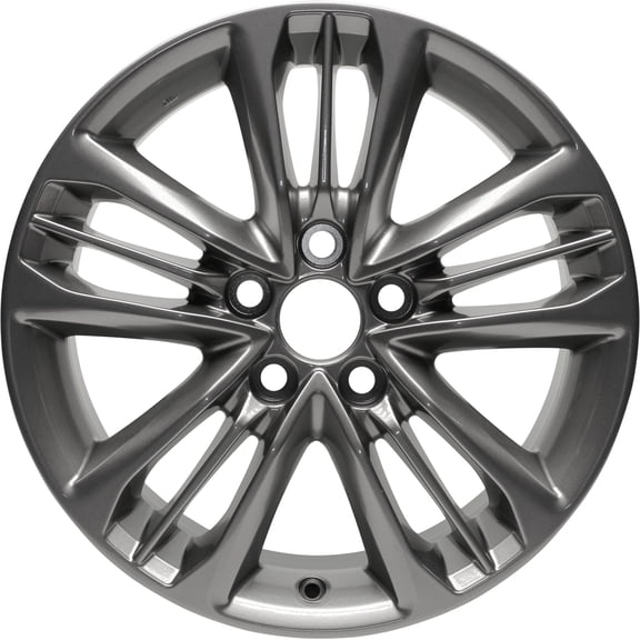 Remanufactured Painted Dark Silver Metallic Aluminum Wheel 17 x 7 4261106B30 fits 2015-2017 Toyota Camry