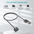 thumbnail image 4 of Cable de carga de pulsera para reloj inteligente Cable de línea Likrtyny integrado 5V 1A negro para Xiaomi Mi Band 7 y portátil, 4 of 9