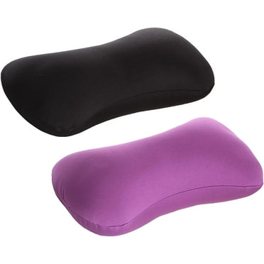 Fymlhomi 2 Pack Microbead Neck Pillow Squishy, Bone Headrest Pillow Neck & Cervical Support Bolster Cushion Comfortable Soft Universal Tube Pillow for Sofa Bed Travel Car Sleeping