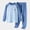 Blue, variant on ITSAME Girls 2 Piece Loungewear Outfit Raglan Sleeve Crewneck Pullover and Pants Warm Sleepwear Set Size 9