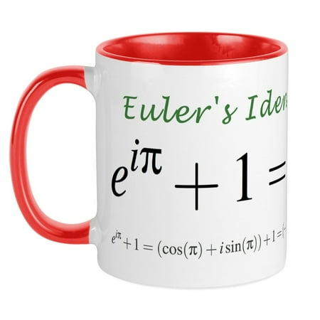 

CafePress - Euler s Identity Mug - Ceramic Coffee Tea Novelty Mug Cup 11 oz