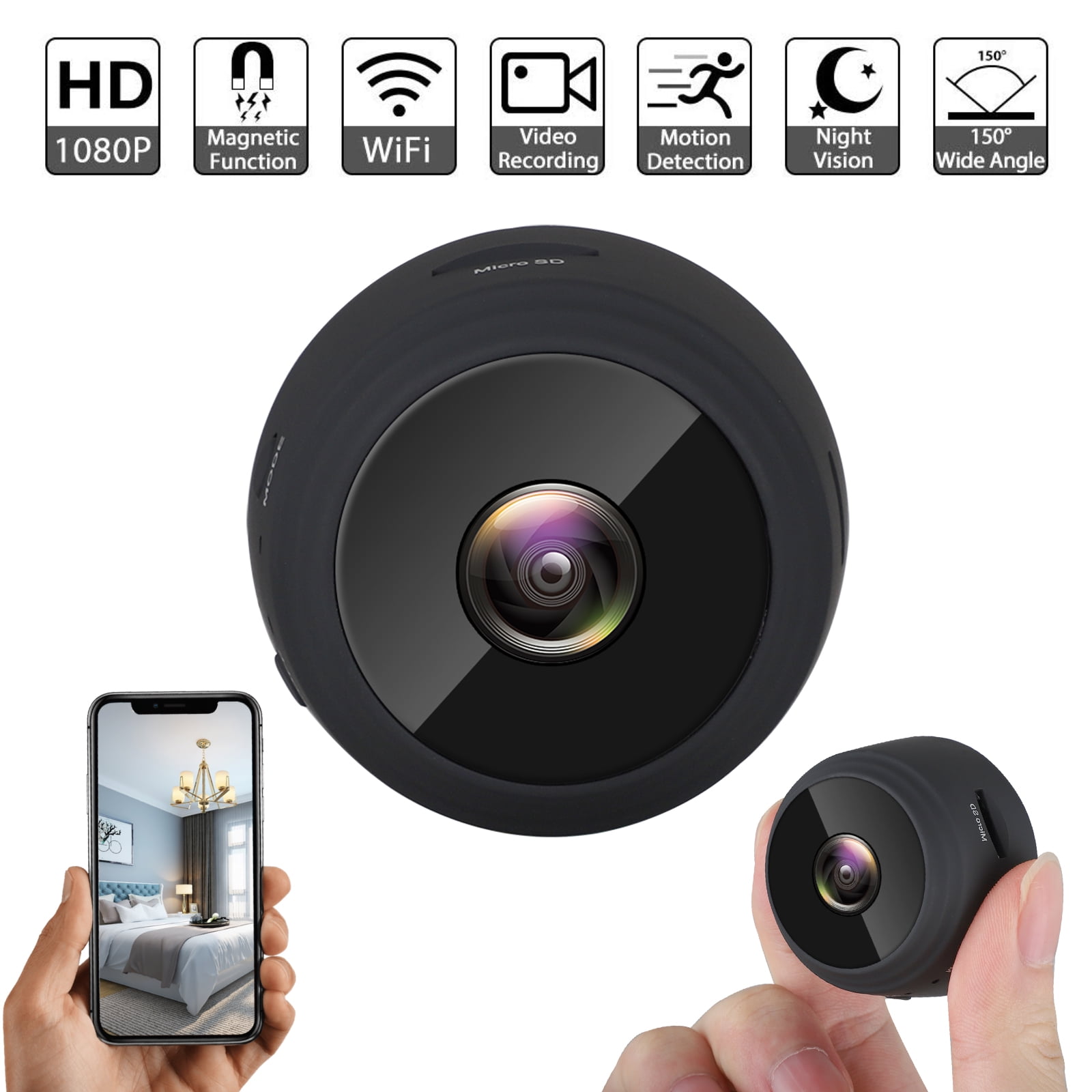 MeterMall CE Mini Spy Camera Wireless Wifi IP Pinhole DIY Digital Video Camera Mini Micro DVR