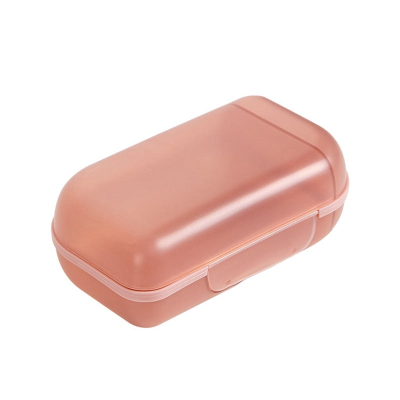 Topumt Travel Soap Box Holder Dish Container Case with Sponge Saver Leak Proof Portable