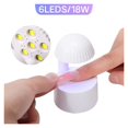thumbnail image 2 of 2Pcs Mini UV LED Lamp for Gel Nails Smart Sensor Portable Manicure Light ,Fashion, 2 of 7