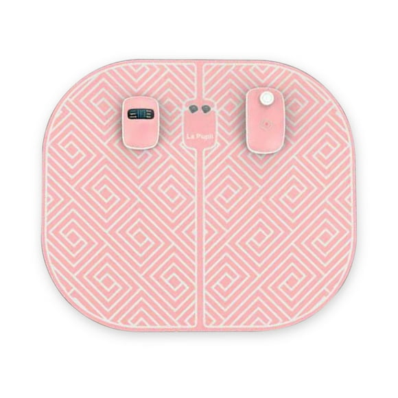 Labymos Foot Massager Pad Mat Electric Massagers USB Rechargeable LCD Display Portable Foot Massage Mat 6 Massage Modes 10 Levels Intensity Adjustable