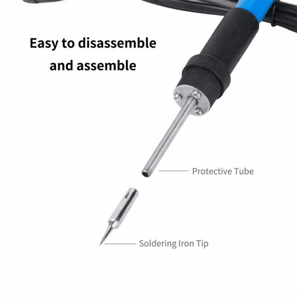 15 Piece Soldering Iron Kit Adjustable Temperature Glue Handle Electric Soldering Iron Electronic Circuit Board Precision