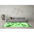 thumbnail image 3 of Ahgly Company Indoor Rectangle Abstract Green Modern Area Rugs, 7' x 9', 3 of 4