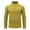 Yellow#001, variant on qolati Mens Long Sleeve Quarter Zip Shirts Sun Protection Pullover Slim Fit Mock Neck Basic T-Shirt UPF 50+ Rash Guard Running Lightweight Golf Shirt Sizes S-4XL