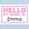 thumbnail image 2 of CafePress - Hello My Name Is: Emma Infant Bodysuit - Baby Light Bodysuit, Size Newborn - 24 Months, 2 of 4