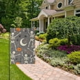 thumbnail image 2 of Yayeee Garden Flag 12" x 18" Double Sided Outdoor Yard Lawn Holiday Decorations, Gray Halloween Skeleton, 2 of 6
