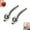 2 Pcs, variant on Multifunction Chestnut Cutter Tool, Aluminum Alloy Chestnut Peeler with Ergonomic Handle, Chestnuts Peeler Nutcracker Opener Clip, for Hazelnut Walnut Pistachio Macadamia Kitchen Nut Opener Tool