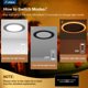 thumbnail image 3 of Luz LED empotrable negra Amico de 6 pulgadas, 12 W, 5 CCT, paquete de 6, 3 of 7