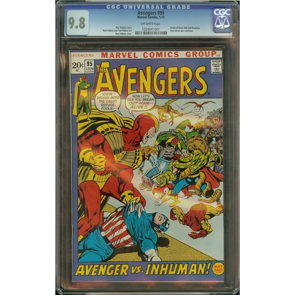Avengers #95 - CGC 9.8 Comic Book