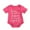 Hot Pink, variant on TUOBARR Newborn Infant Baby Boys Girls Letter Print Short Sleeve Romper Clothes Bodysuit Pink (0-12Months)