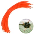 thumbnail image 1 of Uxcell 100-Pack Pre-Cut Trimmer Line, 0.095 Inch x 12 Inch Round Nylon String, Replacement Line for Trimming Grasses and Weeds [Red], 1 of 7