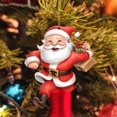 thumbnail image 6 of MXTPOV Red Christmas Decorations Hanging for Christmas Tree, Acrylic Santa Claus Ornaments for Backpack Home Decor, Flat Christmas Tree Decorations, 6 of 6