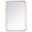 Multi-color, variant on Soft corner metal rectangular mirror 20x30 inch in Black