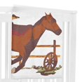 thumbnail image 5 of Sweet Jojo Designs Wild West Cowboy Brown Red Blue Fleece Milestone Baby Blanket 3 Piece Set, 5 of 6